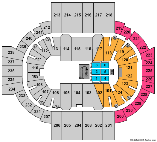 XL Center Disney Live Seating Chart